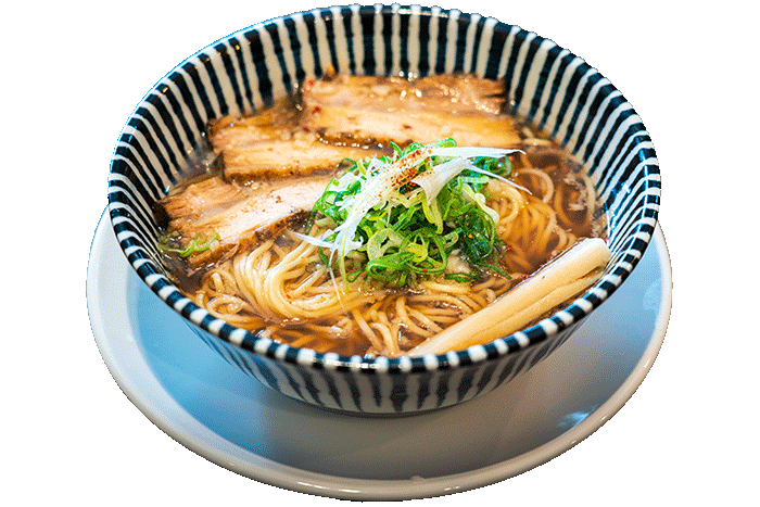 滋賀大津で煮干しラーメン　らー麺村咲(むらさき)